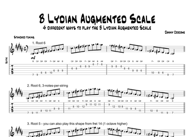 B Lydian Augmented Scale (4 Ways to Play)