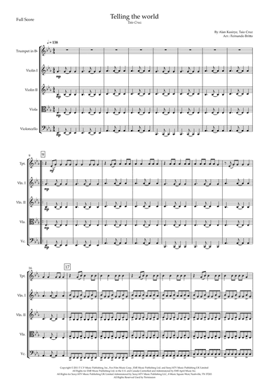 Telling The World (arr. Fernando Britto)