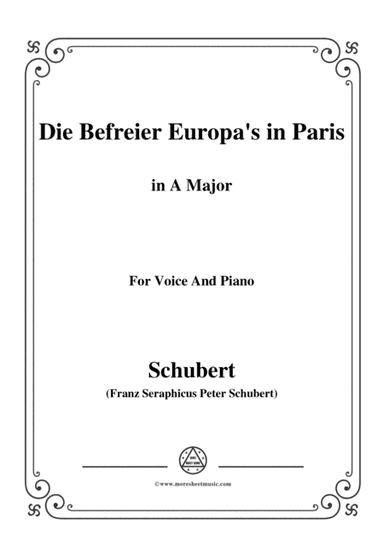 Schubert-Die Befreier Europas in Paris(The Liberators of Europe in Paris),D.104,in A Major (arr. MSM)