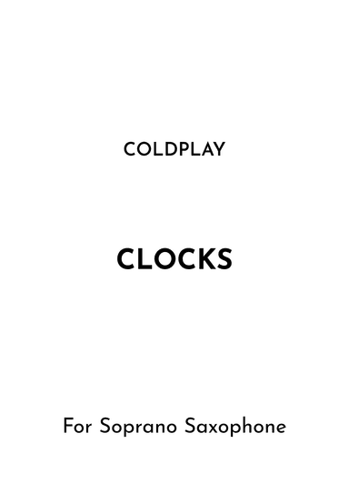 Clocks (arr. Jireh J.)