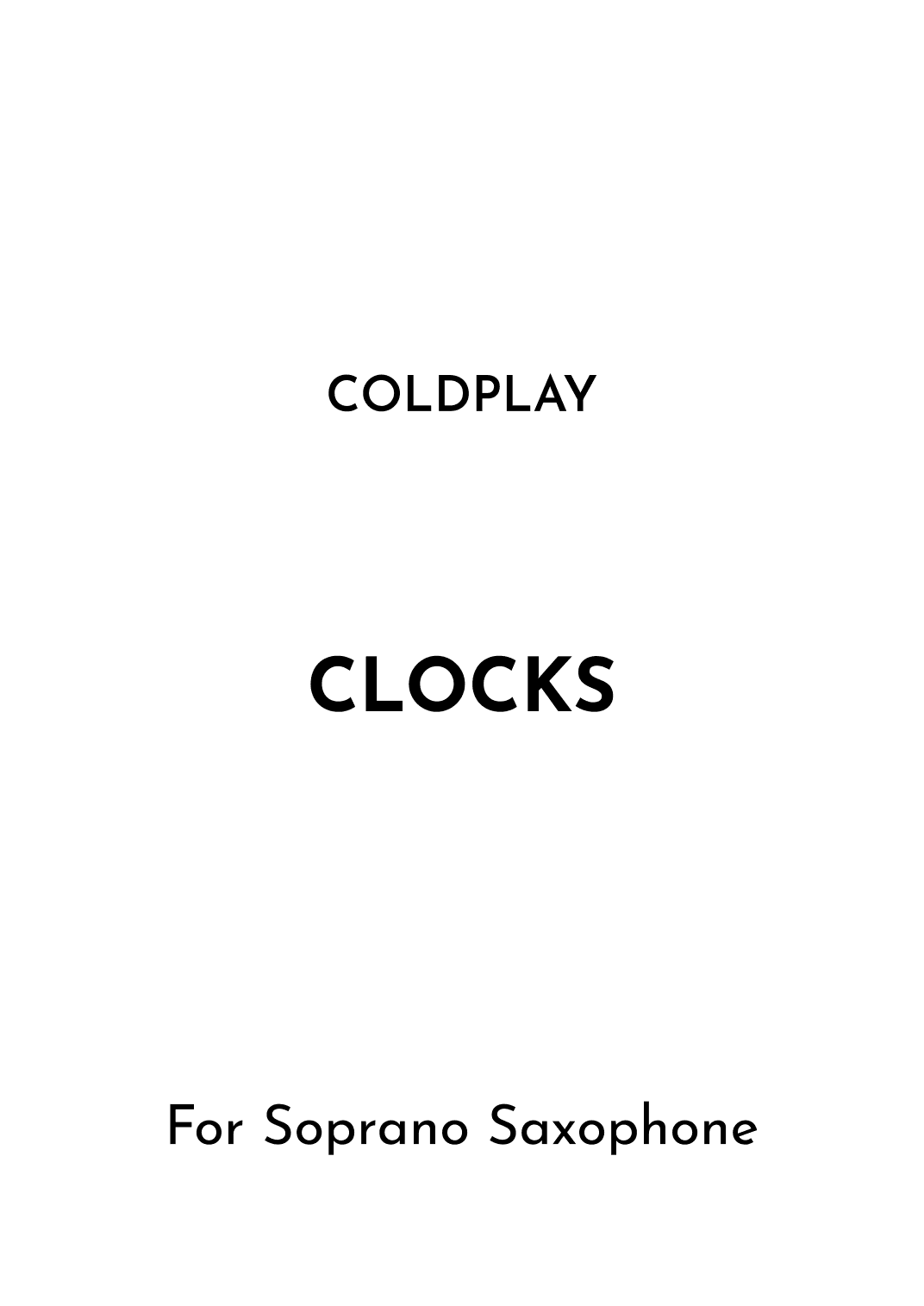 Clocks (arr. Jireh J.)