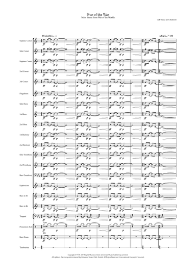 The Eve Of The War (arr. Trevor Halliwell)