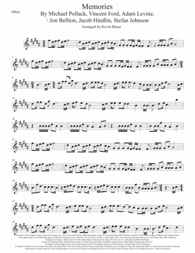 Memories (arr. Kevin Busse)