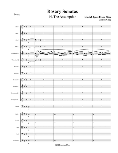 Rosary Sonatas: The Assumption (arr. Joshua Choe)
