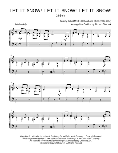 Let It Snow! Let It Snow! Let It Snow! (arr. Richard Giszczak)