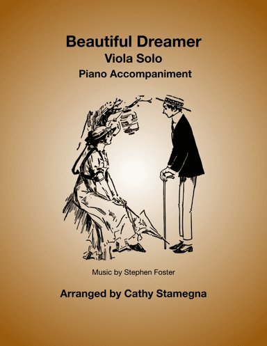 Beautiful Dreamer (Viola Solo, Piano Accompaniment) (arr. Cathy Stamegna)