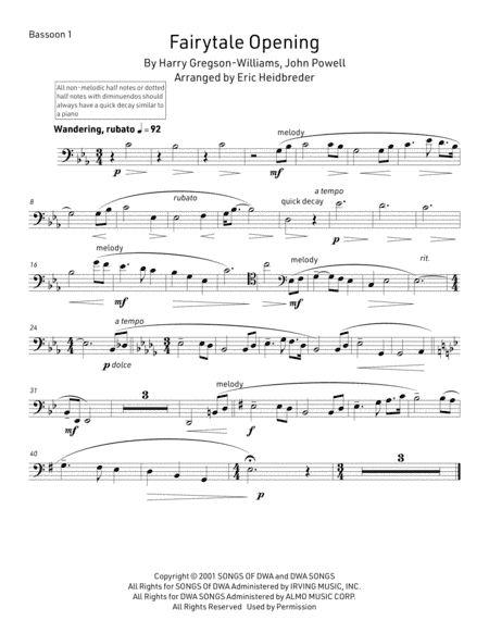 Fairytale Opening (arr. Eric Heidbreder)