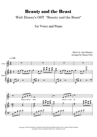 Beauty And The Beast (arr. Hanna Choi)