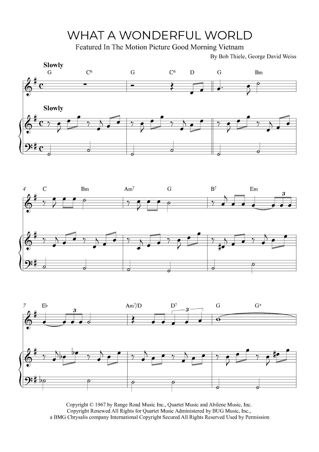 What A Wonderful World (arr. Alex Nunes Rodrigues)