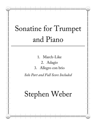Sonatine for Trumpet and Piano