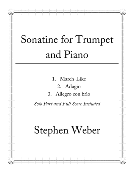 Sonatine for Trumpet and Piano