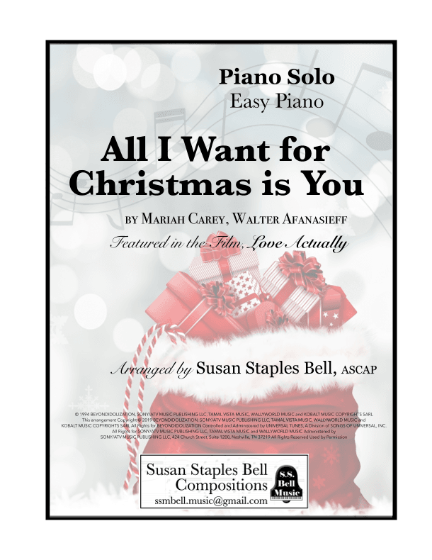 All I Want For Christmas Is You (arr. Susan Staples Bell)