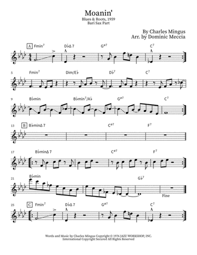 Moanin' (arr. Dominic Meccia)