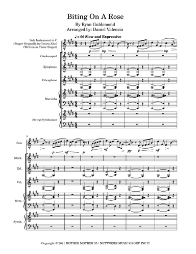 Biting On A Rose (arr. Daniel Valencia)