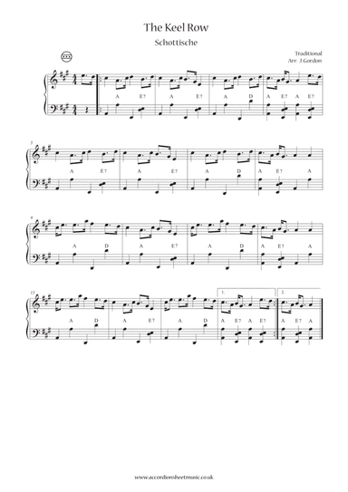 The Keel Row (arr. Julia Gordon)