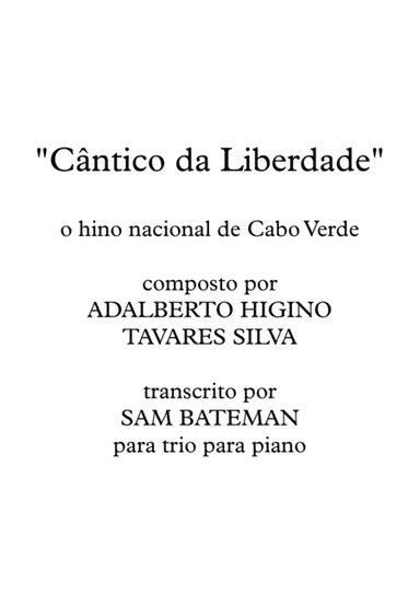 Cântico da Liberdade (arr. Sam Bateman)