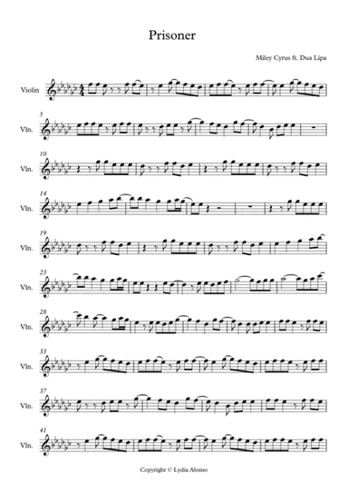 Prisoner (arr. Lydia Alonso)