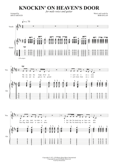 Knockin' On Heaven's Door (arr. Art.o Artaud)