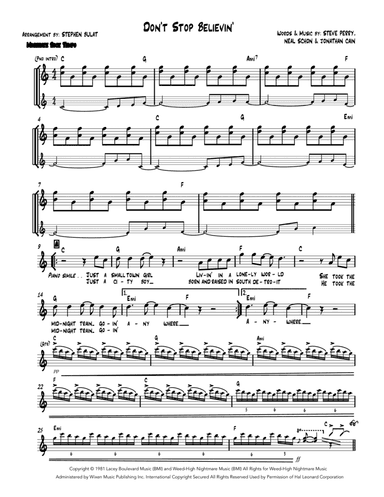 Don't Stop Believin' (arr. Stephen Bulat)