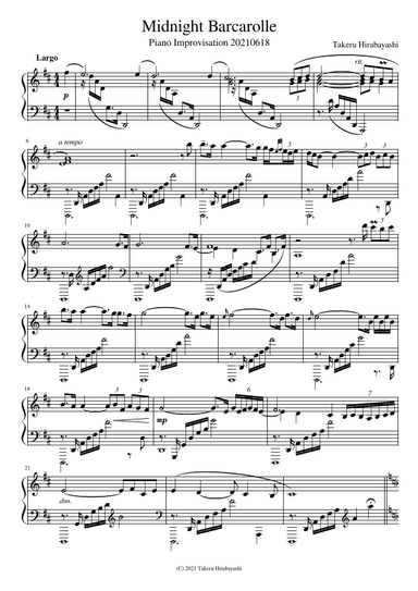 Midnight Barcarolle