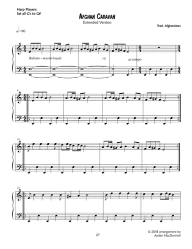 Afghan Caravan - Trad Afghanistan (arr. Harp use Inspirations)