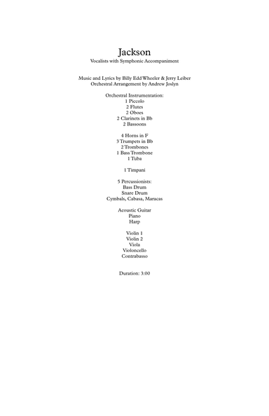 Jackson (arr. Andrew Joslyn)