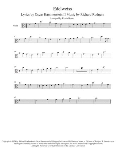 Edelweiss (arr. Kevin Busse)