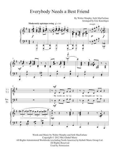 Everybody Needs A Best Friend (arr. Eric Knechtges)