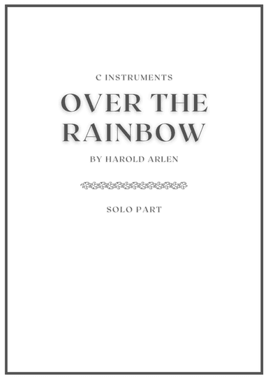 Over The Rainbow (arr. Douglas Wattson)