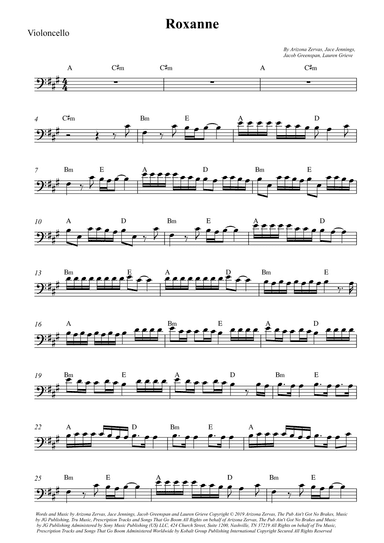 Roxanne (arr. Wesley S. SIlva)