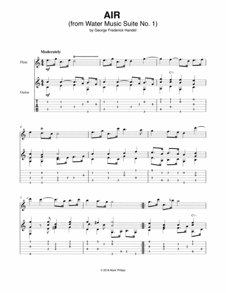 Air (from Water Music) (arr. Mark Phillips)