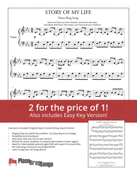 Story Of My Life (arr. Jared Johnson)