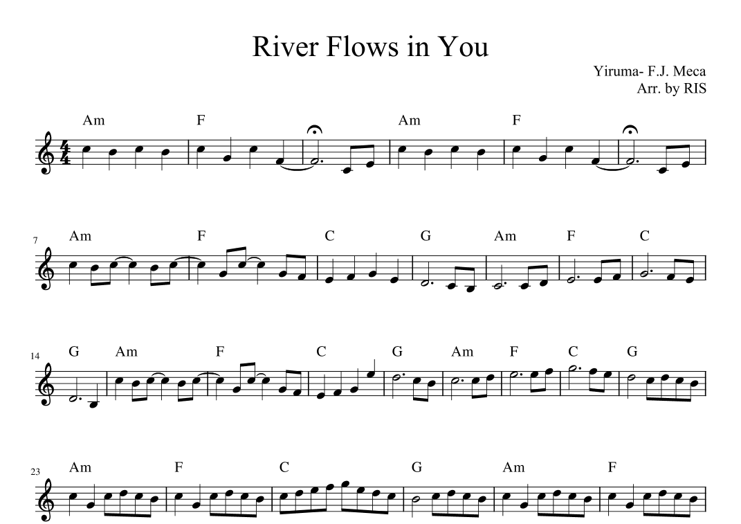 River Flows To You Ep19 (arr. RIS)