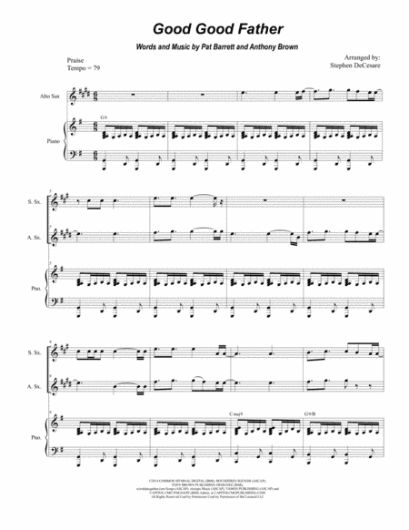 Good Good Father (arr. Stephen DeCesare)