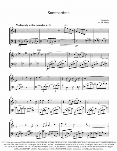 Summertime (arr. Marion Maby)