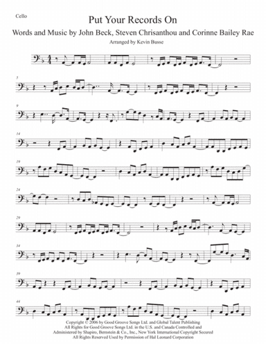 Put Your Records On (arr. Kevin Busse)
