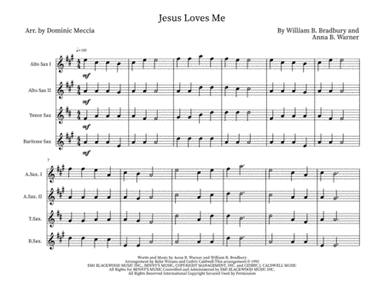 Jesus Loves Me (arr. Dominic Meccia)
