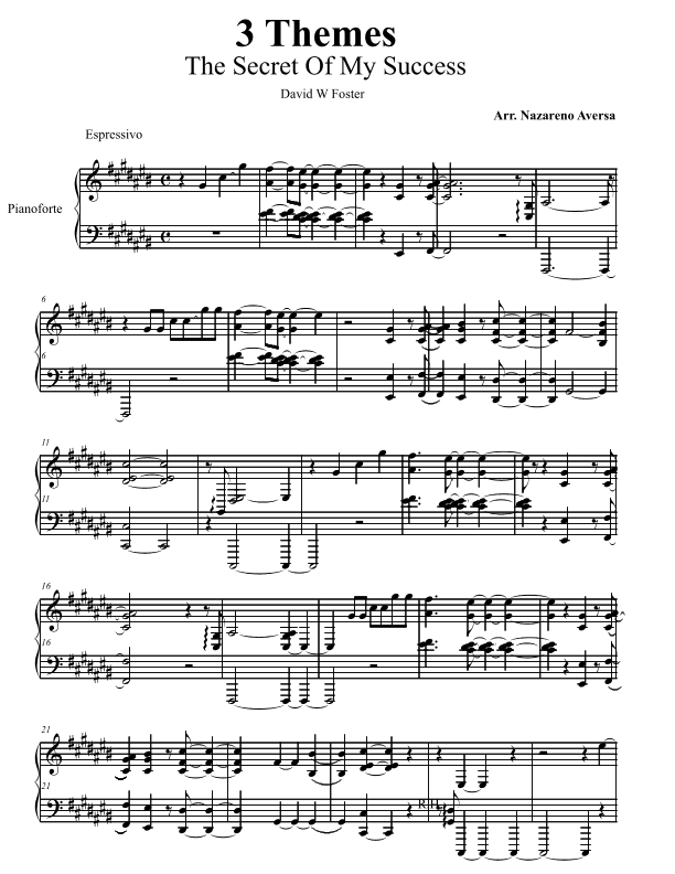3 Themes (arr. Nazareno Aversa)