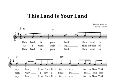 This Land Is Your Land (arr. Yuri Noronha)