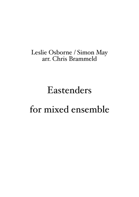 Eastenders (arr. Christopher Brammeld)