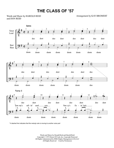 Class Of '57 (arr. Kay Bromert)