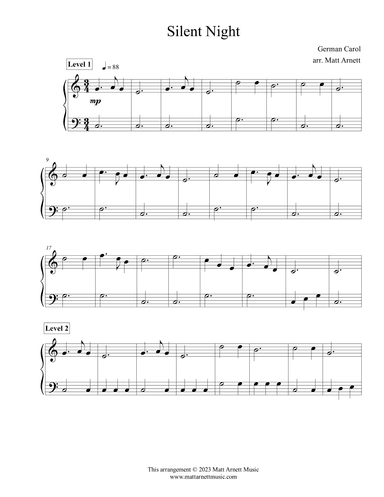 Silent Night (arr. Matt Arnett)