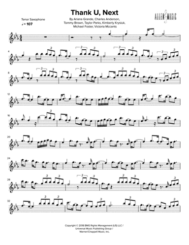Thank U, Next (arr. Allen Music)