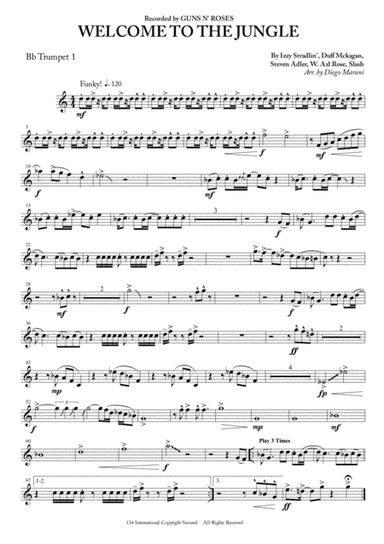 Welcome To The Jungle (arr. Diego Marani)