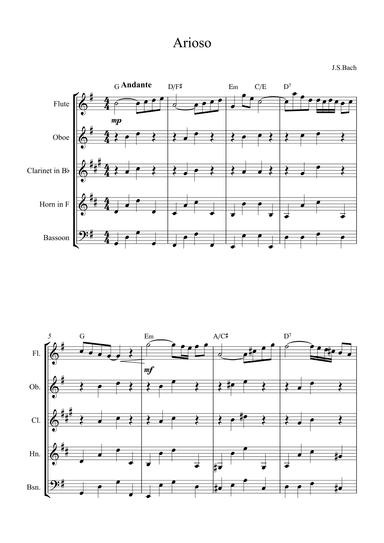 Arioso (arr. Alex Nunes Rodrigues)