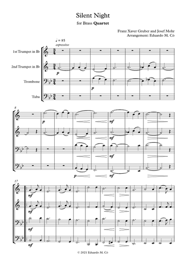 Silent Night (arr. Eduardo Mutz Có)