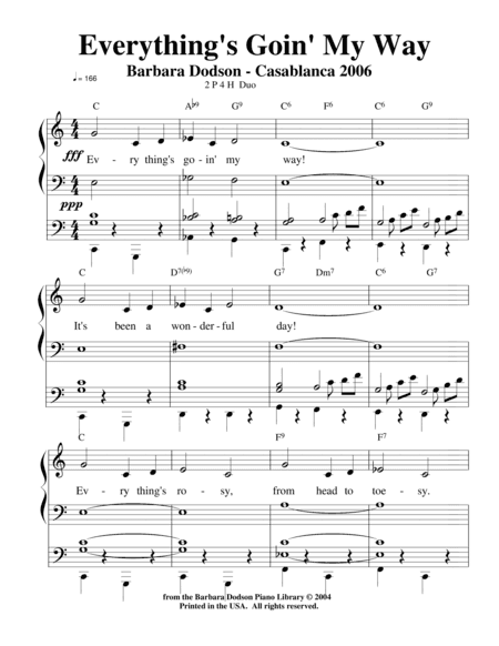 Everything's Goin' My Way