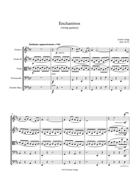 Enchantress (string quintet)
