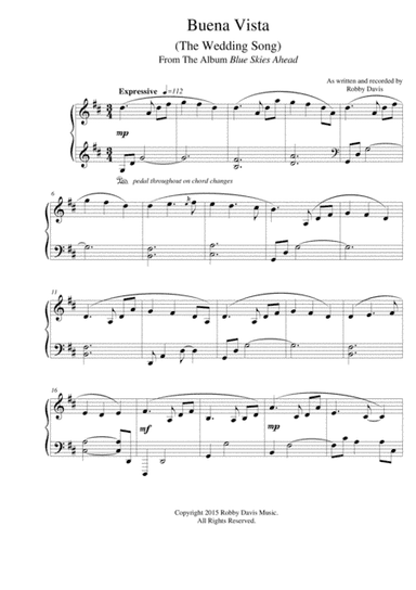Buena Vista (The Wedding Song)