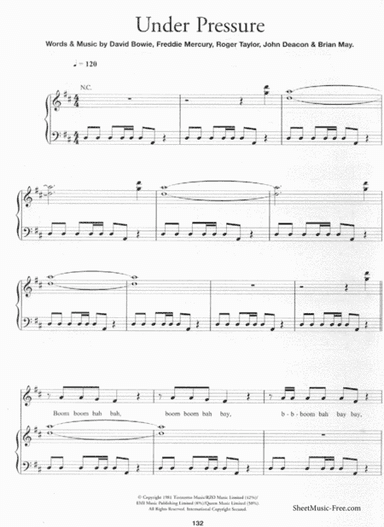 Under Pressure (arr. Andrew Burks)